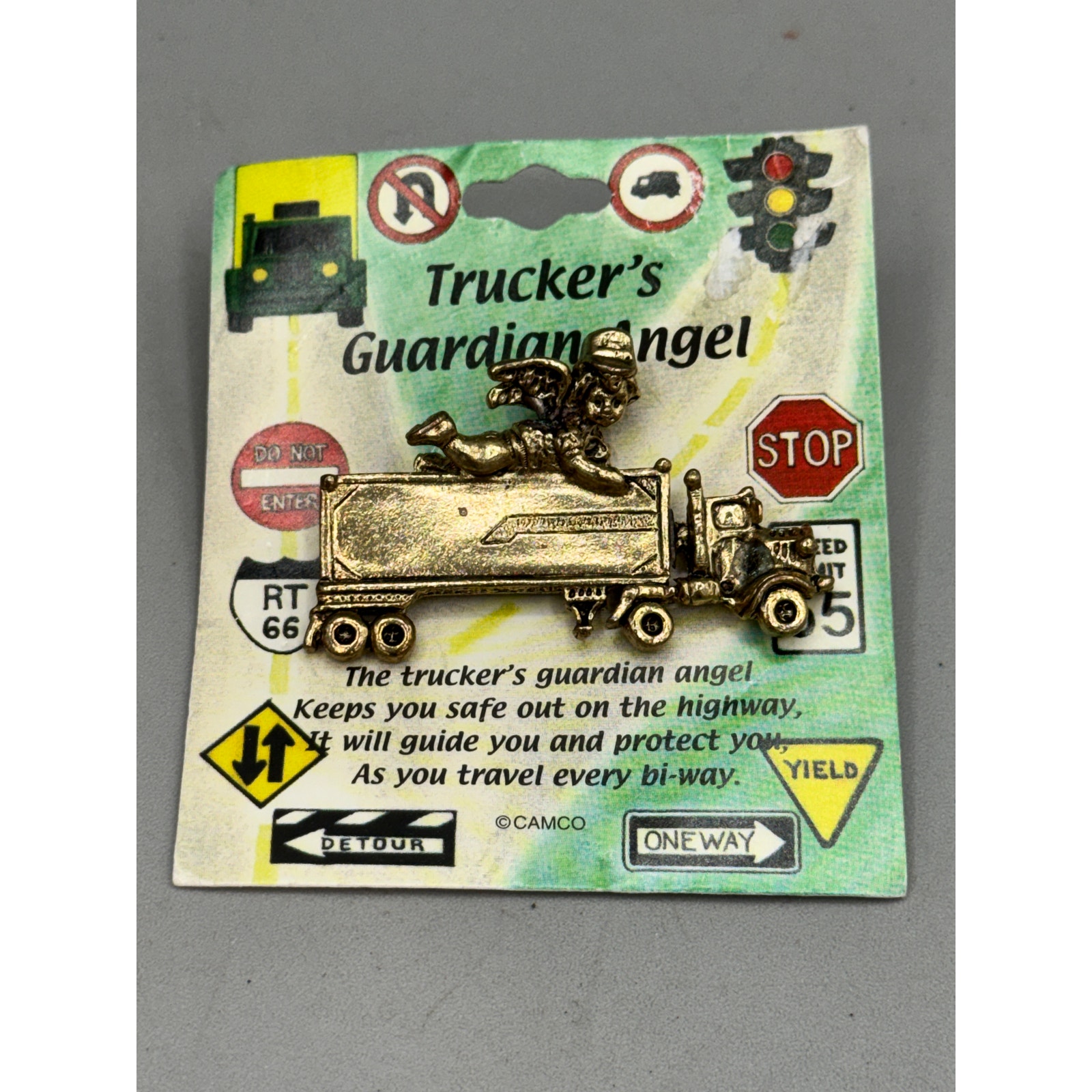 Truckers Guardian Angel Pin (Camco) New